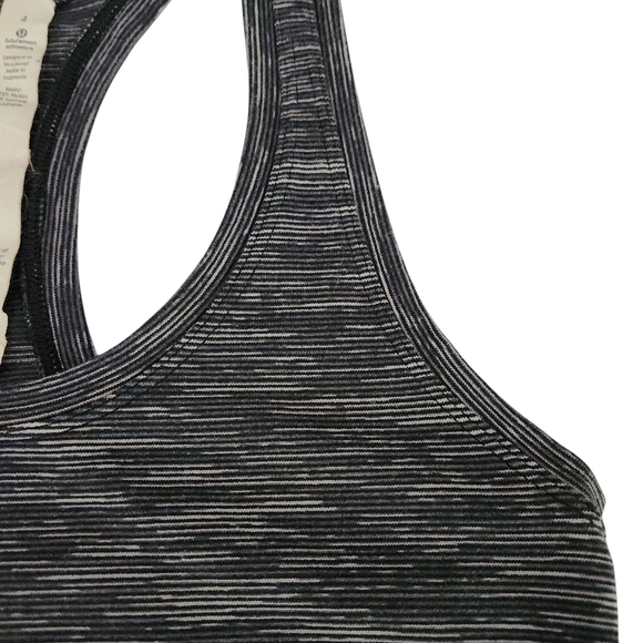 LULULEMON Cool Racerback II Wee Are From Space Deep Coal Battleship size 4 - Picture 3 of 10